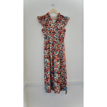 Shein Floral Midi Dress Size Medium