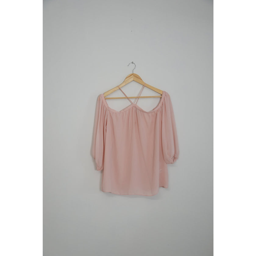 1. State Blush Off the Shoulder Blouse Size Medium