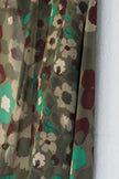 L'Amour Nanette Lepore Floral Button Down Tunic Women Medium Green Sheer