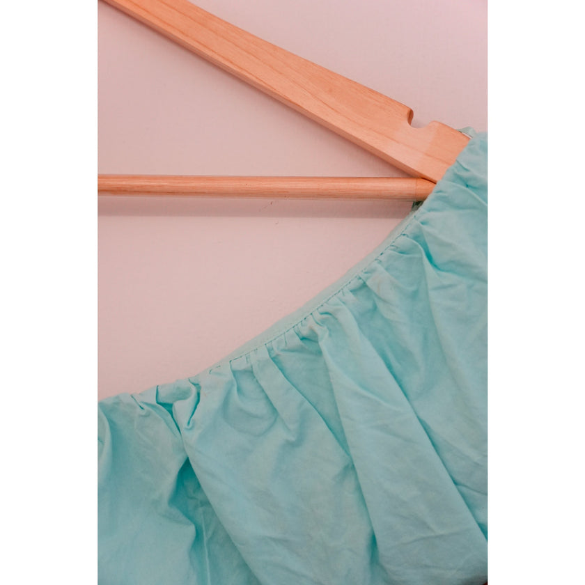 Day + Moon V-Neck Aqua Dress Size Medium