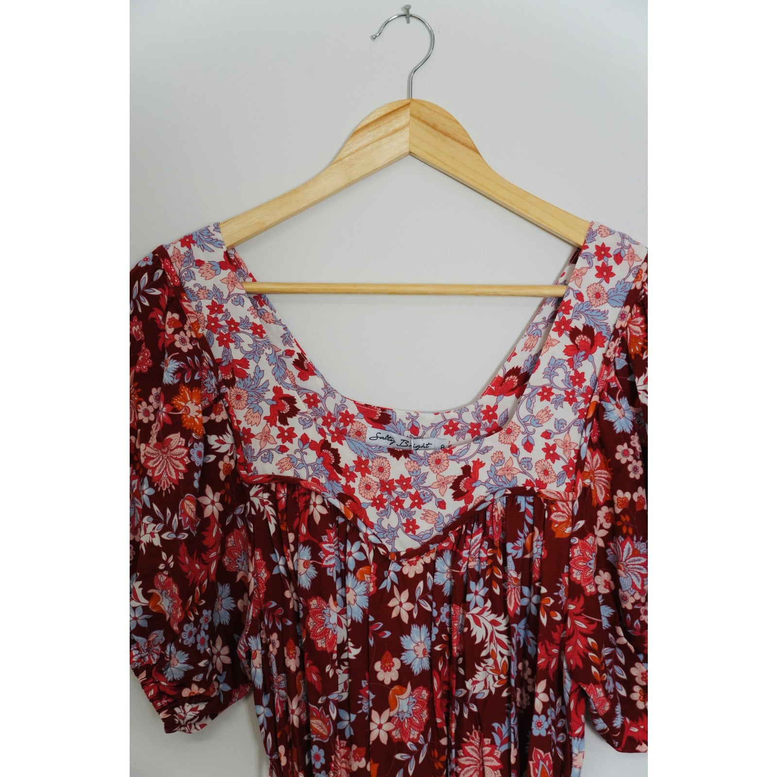 Salty Bright Floral Prairie Dress Size 8