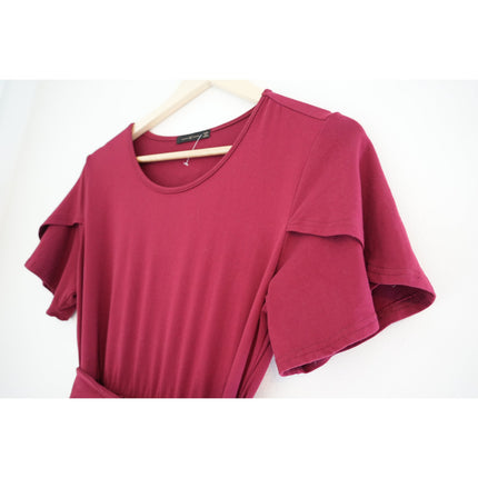 Velvet Red Tie Dress Size Medium