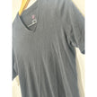 Isaac Mizrahi Live Shirt Womens Small Black V Neck Short Sleeve Tee Top