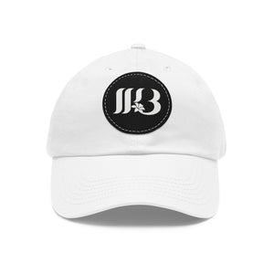 LLB Dad Hat with Leather Patch (Round)