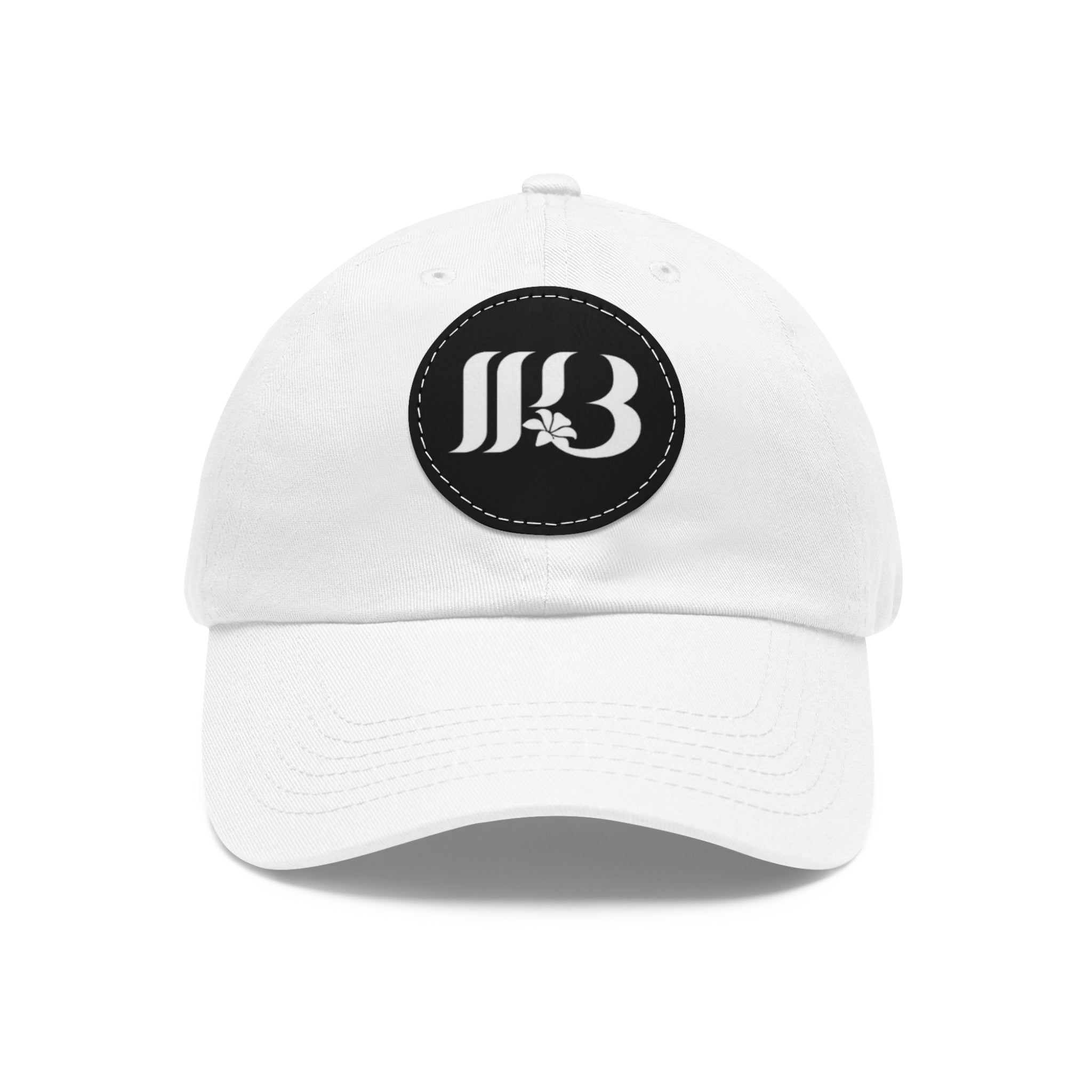 LLB Dad Hat with Leather Patch (Round)