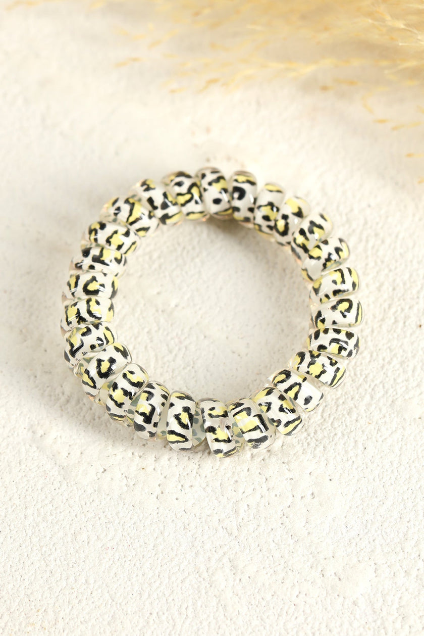 The Press Leopard Printed Telephone Wire Hair Loop (in-store)