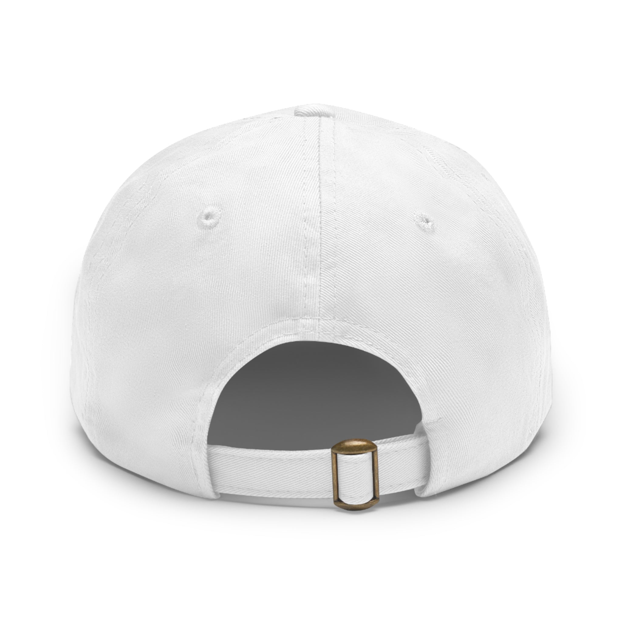 LLB Dad Hat with Leather Patch (Round)