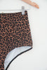Kortni Jeane High Waisted Leopard Bikini Bottoms size small