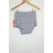 Kortni Jeane High Waisted Grey Ruffle Bikini Bottoms Size XS