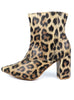 Pointed Toe Bootie with a Block Heel