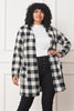 Long Buffalo Plaid Open Cardigan