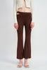 HIGH WAISTED SPLIT HEM PANTS