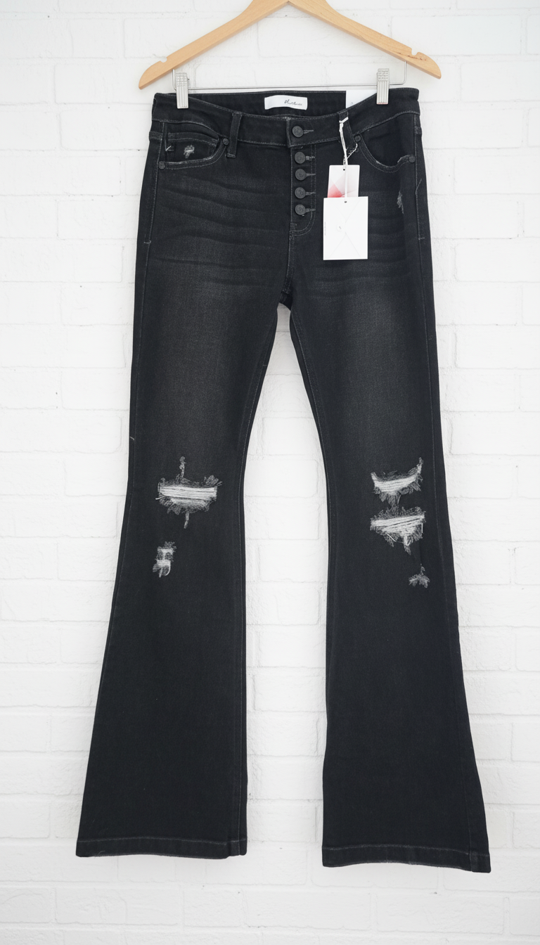 KanCan Mid Rise Dark Wash Bootcut Jeans - Size 11/29