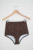 Kortni Jeane High Waisted Leopard Bikini Bottoms size small