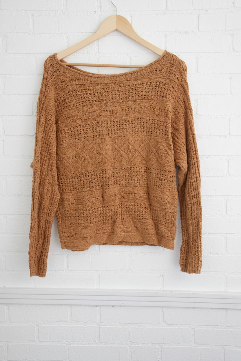 Abercrombie & Fitch Yellow Sweater Size Medium