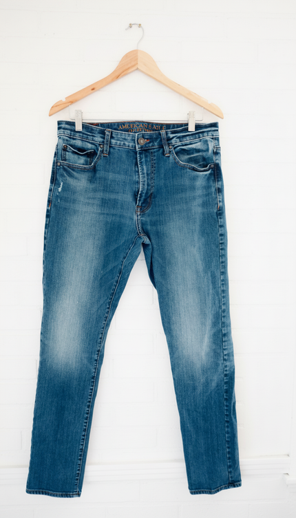 American Eagle Men’s Slim Dark Wash Jeans Size 33/34
