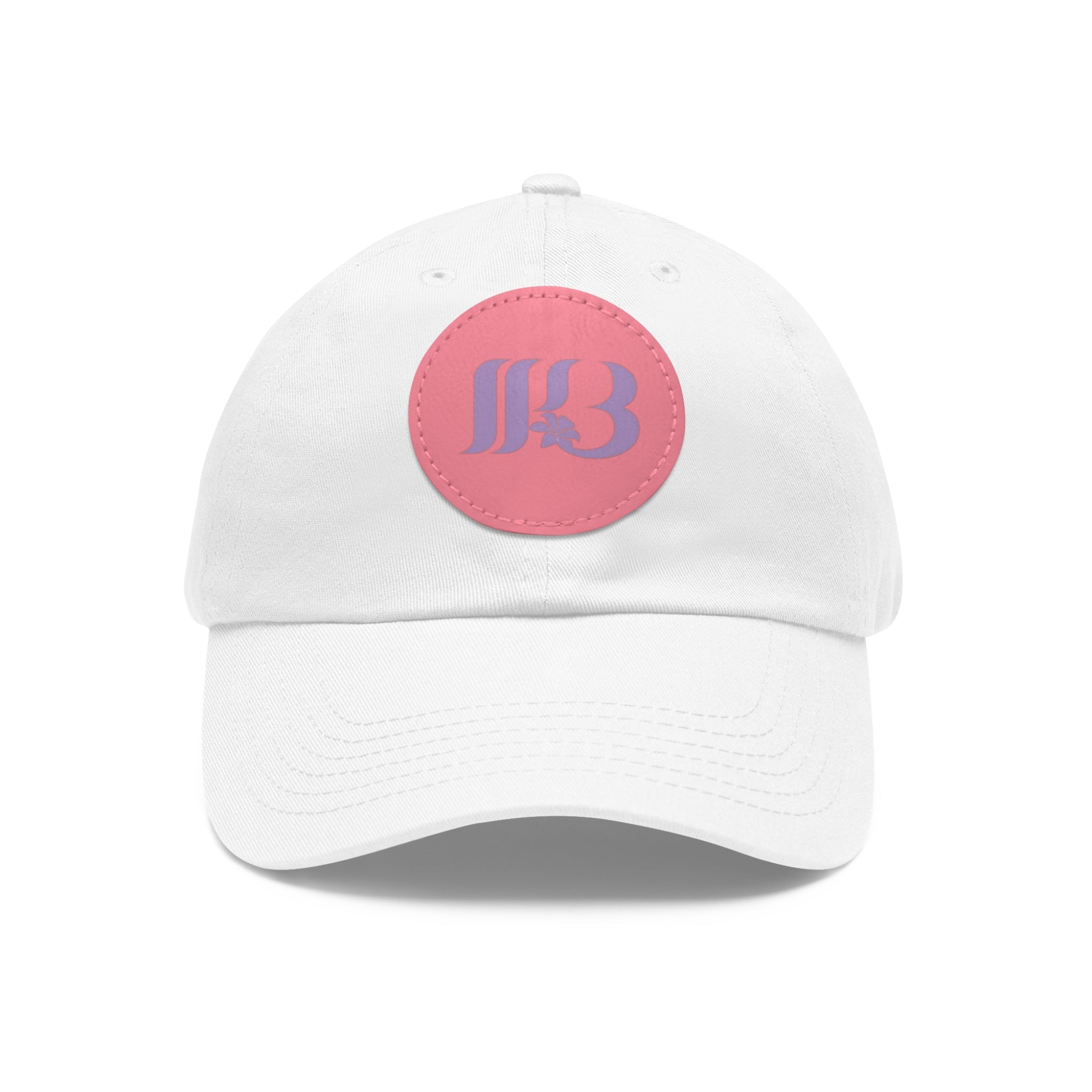 LLB Dad Hat with Leather Patch (Round)