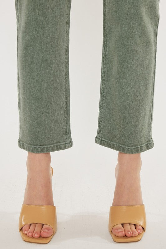 Kancan - Ultra High Rise 90's Olive Straight