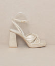OASIS SOCIETY Zoey - Knotted Band Platform Heels