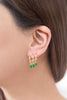 Into the Forest Tri Hoop Earrings