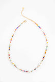 Festive Beaded Pearl Necklace