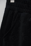 Sweatpants Womens Small/ Medium Black Velour Wide Leg Lounge Pants Casual
