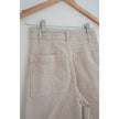 Zara High Waisted Wide Leg Raw Hem Denim Pants - Size 2