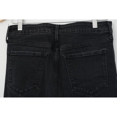Old Navy Jeans Women Size 8 Black High Rise Super Skinny Denim Pants
