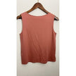 Tahari Tank Top Women Small Pink Mauve Sleeveless Boat Neck Knit Shell