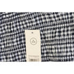 No Boundaries Smocked Cami Top Women Extra Large Navy White Gingham Cropped