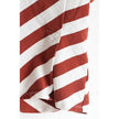 Anthropologie Postmark Striped Asymmetric Top Women Medium Red White Sleeveless