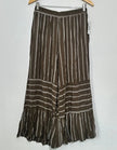 Cato Green Ruffled Wide leg Culotte Pants Size Small