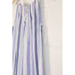 Beachlunchlounge Striped Sundress Women Extra Small Blue Lavender Ruffle Hem