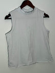 ModCloth Neck Tank Top Women Large White Sleeveless Casual Basic