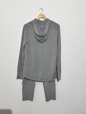 Athletic Works Tracksuit 10 Gray Hoodie Pants 2 Piece Unisex Sweatsuit Set
