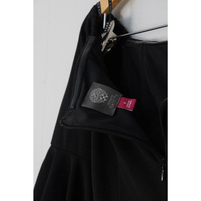 Vince Cameo Black Midi Cocktail Dress Size 6