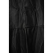 Cato Faux Leather Skirt Women Size Small Black Tiered Midi A-Line