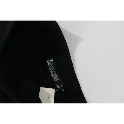 New York & Company Pencil Skirt Womens Extra Small Black Button Side High Waist