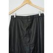 Cato Faux Leather Skirt Women Size Small Black Tiered Midi A-Line