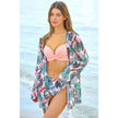 Printed Mid Rise Bikini Bottoms