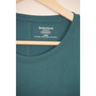 Motherhood Maternity Nursing Top Women Medium Teal Green Short Sleeve Wrap Front