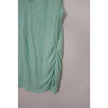 Old Navy Tank Top Women Large Mint Green Maternity Ruched V-Neck Sleeveless