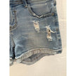 L&M Jeans Light Wash Mid-Rise Distressed Denim Shorts Size Medium kids
