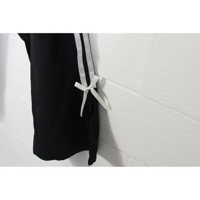 Wild Fable Track Pants Womens Extra Large Black White Stripe Bow Detail
