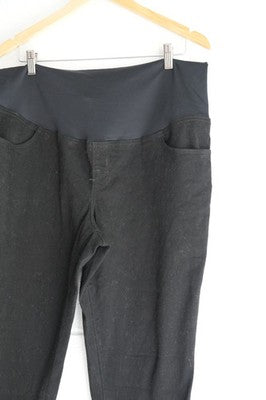 Isabel by Ingrid + Isabel Maternity Black Skinny Jeans Size 14