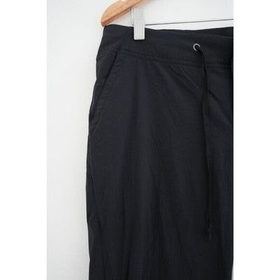 Columbia joggers Pants Women Size 10 Black Straight Leg Drawstring Outdoor