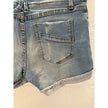 L&M Jeans Light Wash Mid-Rise Distressed Denim Shorts Size Medium kids