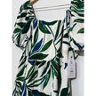 Time and Tru Botanical print Puff Sleeve Mini Dress Large