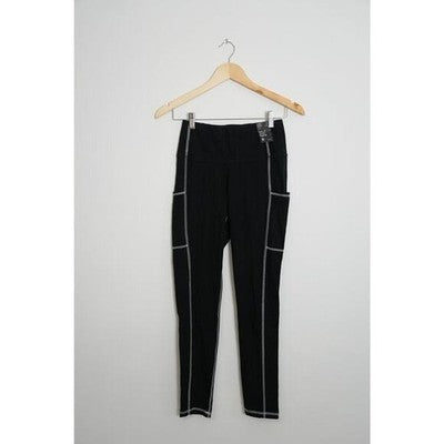 Soho New York & Company High Waisted Black Leggings with Pockets Size Small