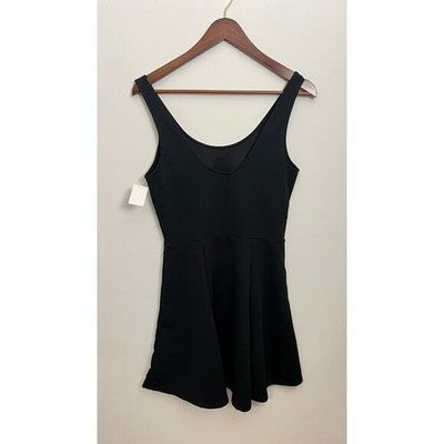 Divided H&M Skater Dress Women Small Black Sleeveless Scoop Neck Fit and Flare